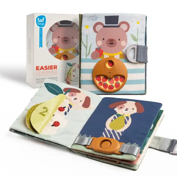 Taf Toys Taf Toys Fantasy Busy Book kontrastna izobraževalna knjiga 1 kos