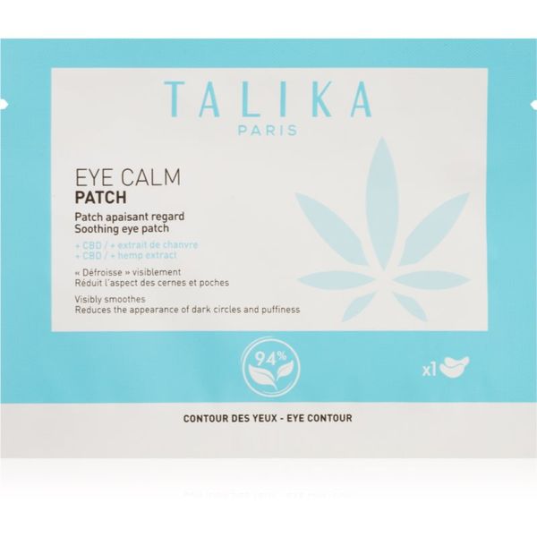 Talika Talika Eye Calm Patch pomirjajoča maska za predel okoli oči 1 kos