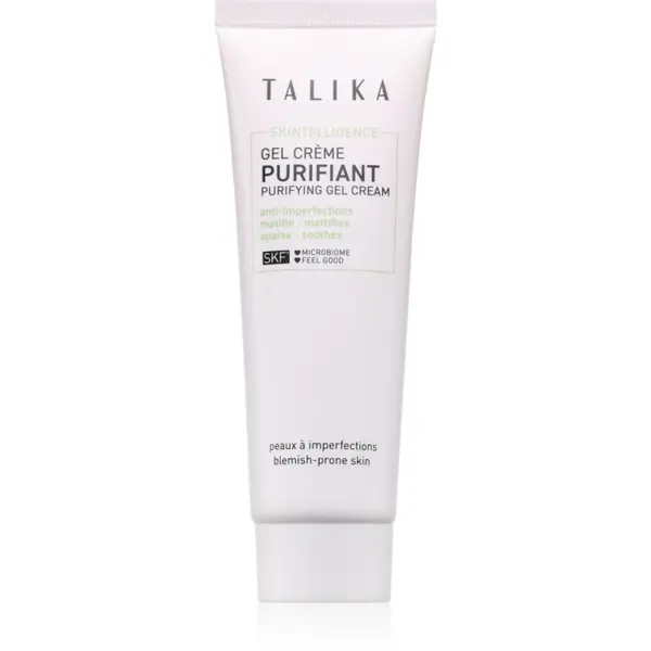 Talika Talika Skintelligence Purifying Gel Cream gel krema proti nepravilnostim na aknasti koži 50 ml