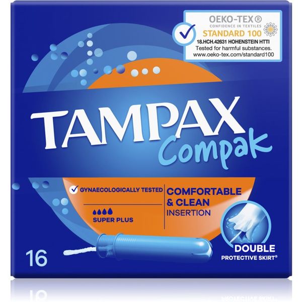 Tampax Tampax Compak Super Plus tamponi z aplikatorjem 16 kos