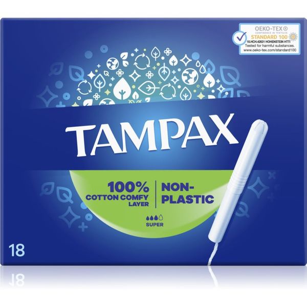 Tampax Tampax Super tamponi z aplikatorjem 18 kos