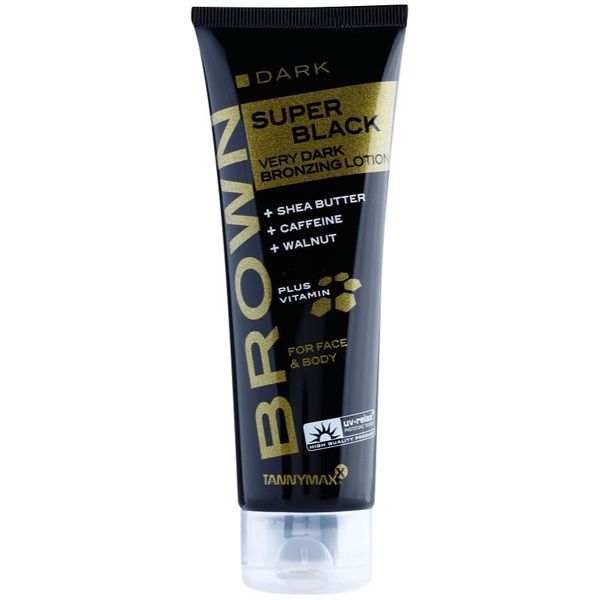 Tannymaxx Tannymaxx Brown Super Black Dark krema za sončenje z bronzerjem 125 ml