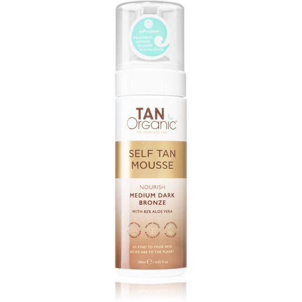 TanOrganic TanOrganic The Skincare Tan samoporjavitvena pena odtenek Medium Dark Bronze 120 ml