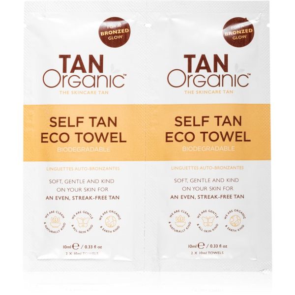 TanOrganic TanOrganic The Skincare Tan samoporjavitveni robček 2x10 ml