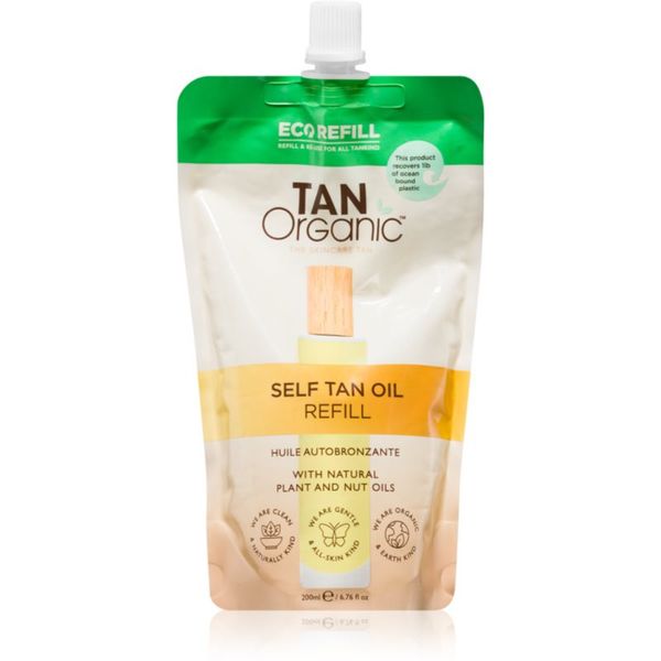 TanOrganic TanOrganic The Skincare Tan samoporjavitveno olje nadomestno polnilo 200 ml