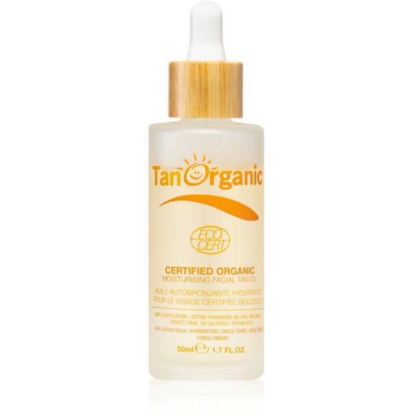 TanOrganic TanOrganic The Skincare Tan samoporjavitveno olje za obraz odtenek Light Bronze 50 ml