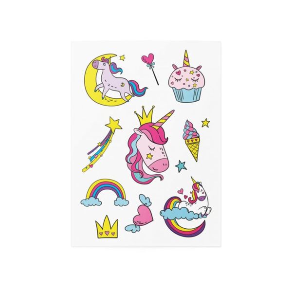 TATTonMe TATTonMe Temporary Tattoos Unicorns tetovaža za otroke vodoodporno 3 y+ 1 kos