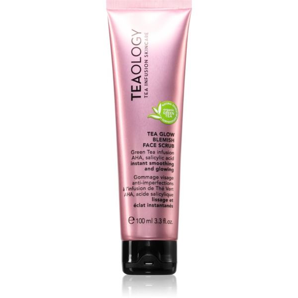 Teaology Teaology Tea Glow Blemish Face Scrub čistilni piling za obraz proti nepravilnostim na koži 100 ml