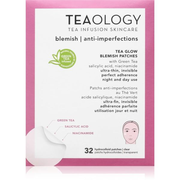 Teaology Teaology Tea Glow Blemish Patch obliži za problematično kožo proti aknam 32 kos