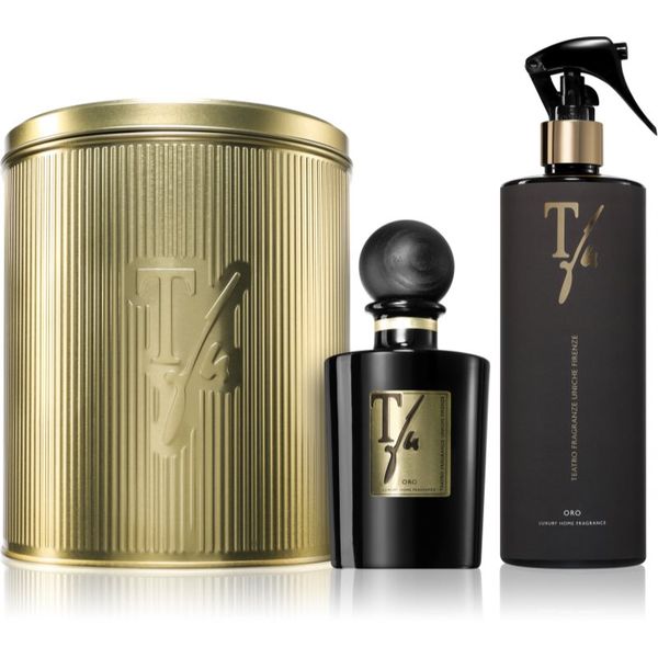 Teatro Fragranze Teatro Fragranze Gold Tin Box Oro darilni set kovinska škatla 1 kos