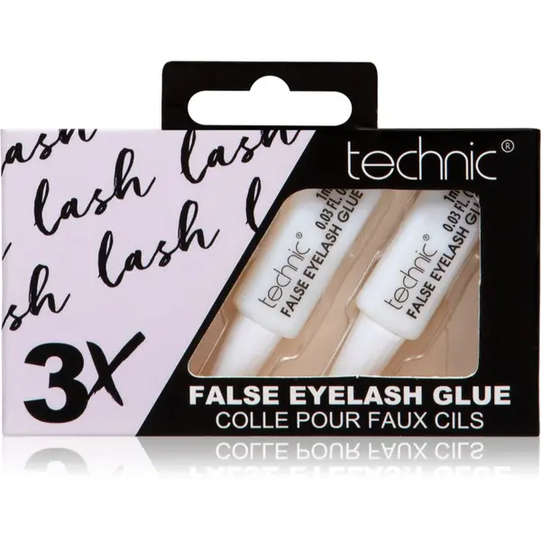 Technic Cosmetics Technic Cosmetics False Eyelash Glue lepilo za umetne trepalnice 3x1 ml