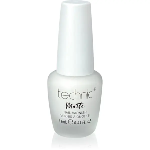 Technic Cosmetics Technic Cosmetics Matte Nail Varnish dolgoobstojen lak za nohte z mat učinkom odtenek White 12 ml