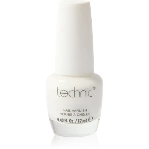 Technic Cosmetics Technic Cosmetics Nail Varnish hitro sušeči lak za nohte odtenek White 12 ml