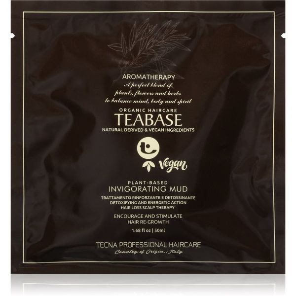 Tecna Tecna Teabase Invigorating Mud poživljajoča maska za občutljivo lasišče 50 ml