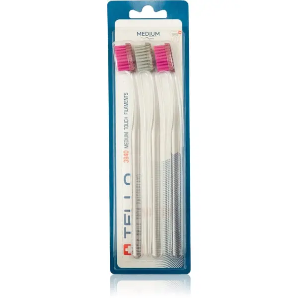 TELLO TELLO 3940 Medium 3pack zobna ščetka 3 kos