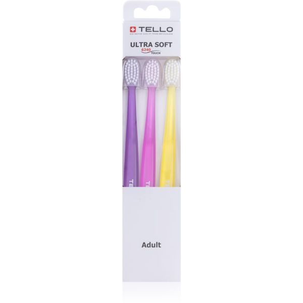 TELLO TELLO 6240 Ultra Soft 3pack zobna ščetka 3 kos