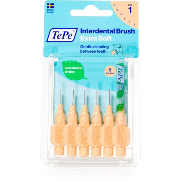 TePe TePe Interdental Brush Extra Soft medzobne ščetke Orange 0,45 mm 6 kos