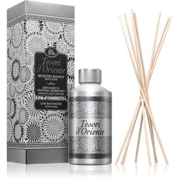 Tesori d'Oriente Tesori d'Oriente White Musk aroma difuzor s polnilom 200 ml