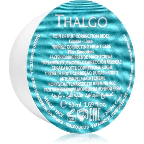 Thalgo Thalgo Hyalu-Procollagen Wrinkle Correcting Night Care hranilna nočna krema proti gubam 50 ml