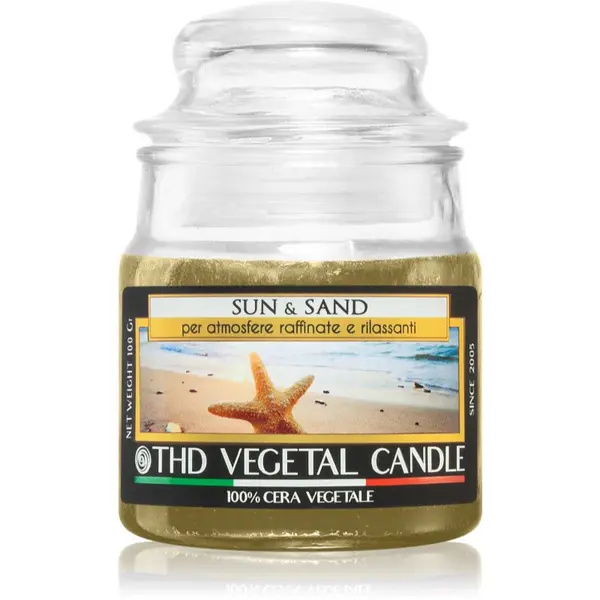 THD THD Vegetal Sun & Sand dišeča sveča 100 g