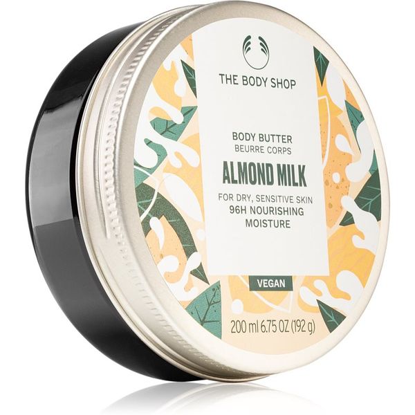 The Body Shop The Body Shop Almond Milk hranilno maslo za telo za suho in občutljivo kožo 200 ml