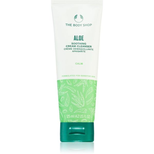 The Body Shop The Body Shop Aloe Soothing Cream Cleanser čistilni losjon za pomiritev kože 125 ml