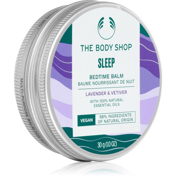 The Body Shop The Body Shop Bedtime Balm Lavender & Vetiver nočni balzam za suho kožo 30 g