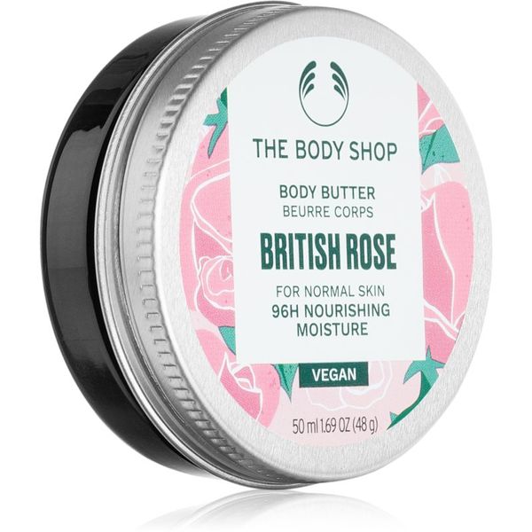 The Body Shop The Body Shop Body Butter Brirish Rose maslo za telo s hranilnim učinkom 50 ml