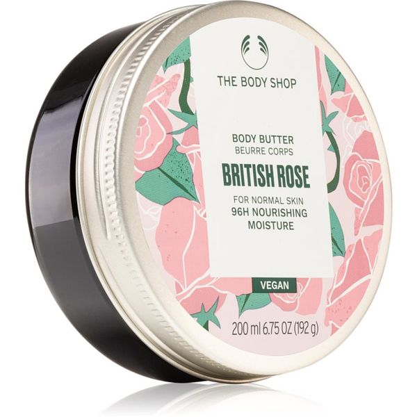 The Body Shop The Body Shop Body Butter Brirish Rose maslo za telo z vonjem vrtnic 200 ml