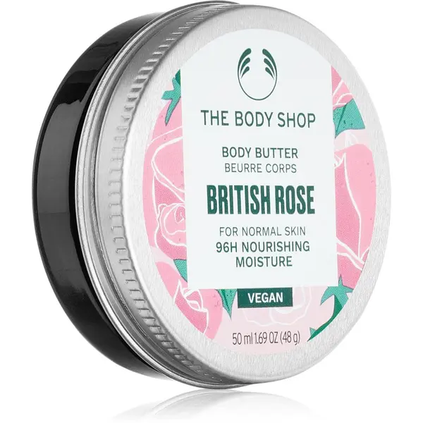 The Body Shop The Body Shop British Rose Body Butter maslo za telo s hranilnim učinkom 50 ml