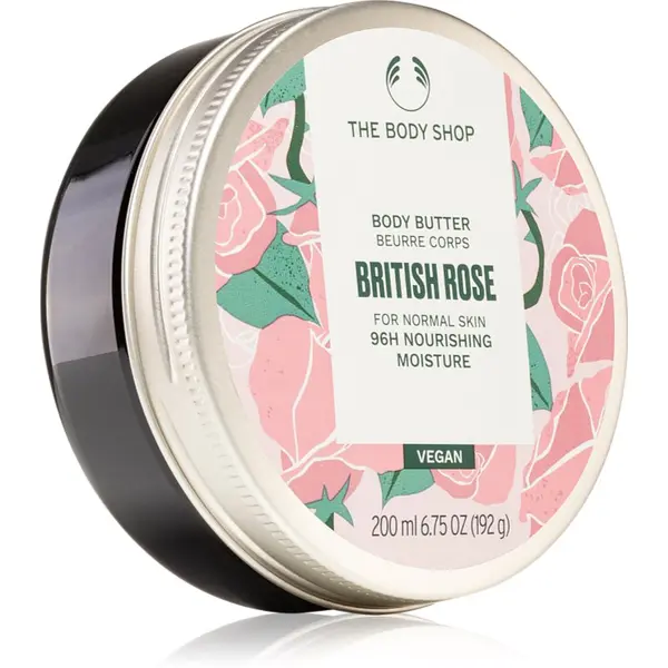 The Body Shop The Body Shop British Rose Body Butter maslo za telo z vonjem vrtnic 200 ml