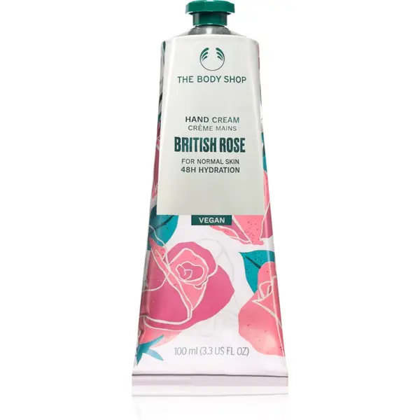 The Body Shop The Body Shop British Rose Hand Cream vlažilna krema za roke 100 ml