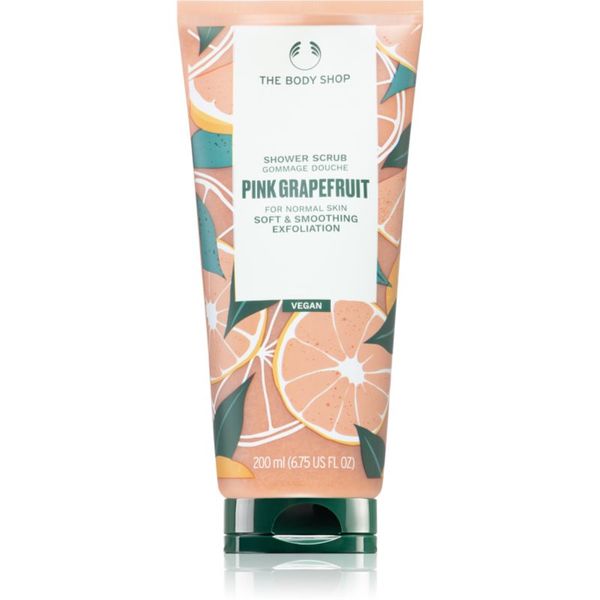 The Body Shop The Body Shop Pink Grapefruit Shower Scrub piling za telo za prhanje 200 ml