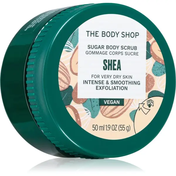 The Body Shop The Body Shop Shea Body Scrub sladkorni piling za telo z karitejevim maslom 50 ml