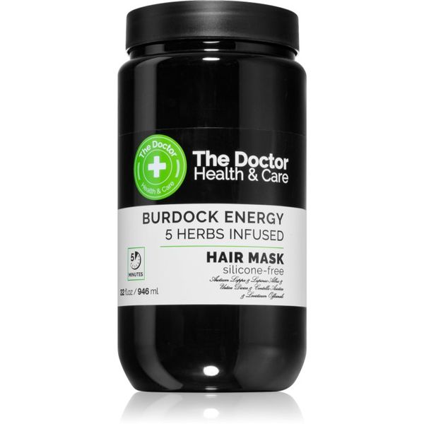 The Doctor The Doctor Burdock Energy 5 Herbs Infused maska za okrepitev las za lase 946 ml