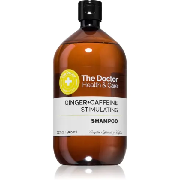 The Doctor The Doctor Ginger + Caffeine Stimulating krepilni šampon za oslabljene lase, ki so nagnjeni k izpadanju s kofeinom 946 ml