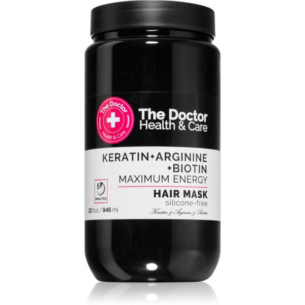 The Doctor The Doctor Keratin + Arginine + Biotin Maximum Energy keratin maska za lase 946 ml