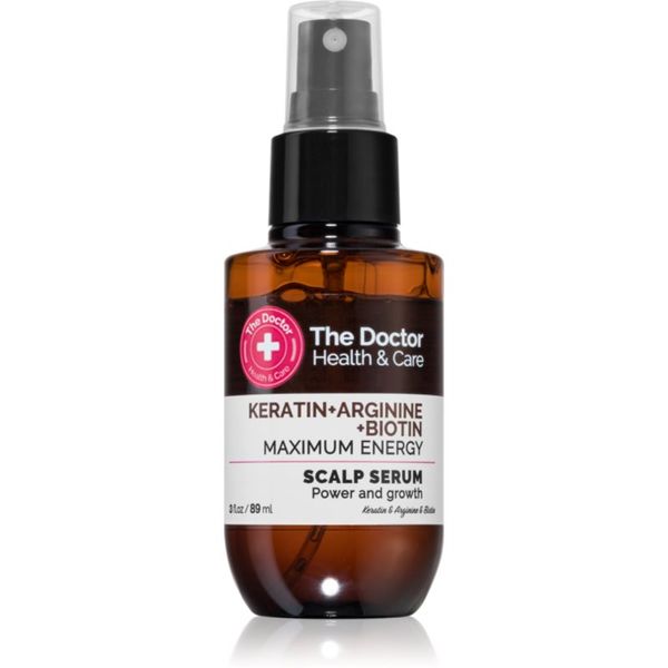 The Doctor The Doctor Keratin + Arginine + Biotin Maximum Energy serum za lasišče s keratinom 89 ml