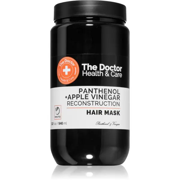 The Doctor The Doctor Panthenol + Apple Vinegar Reconstruction Hair Mask intenzivna regeneracijska maska za lase 946 ml