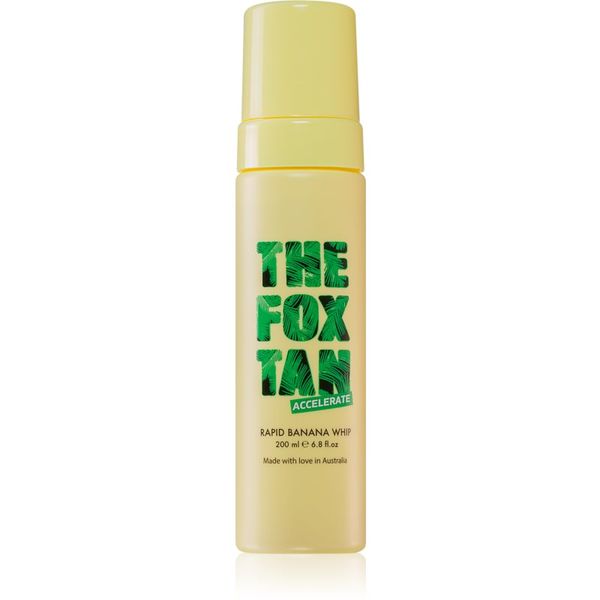 The Fox Tan The Fox Tan Rapid Banana Whip pripravek za pospešitev in podaljšanje porjavelosti brez zaščitnega faktorja 200 ml