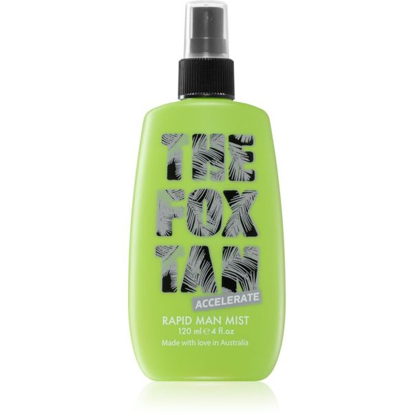 The Fox Tan The Fox Tan Rapid Man osvežujoče pršilo za telo pospešujoči porjavitev za moške 120 ml