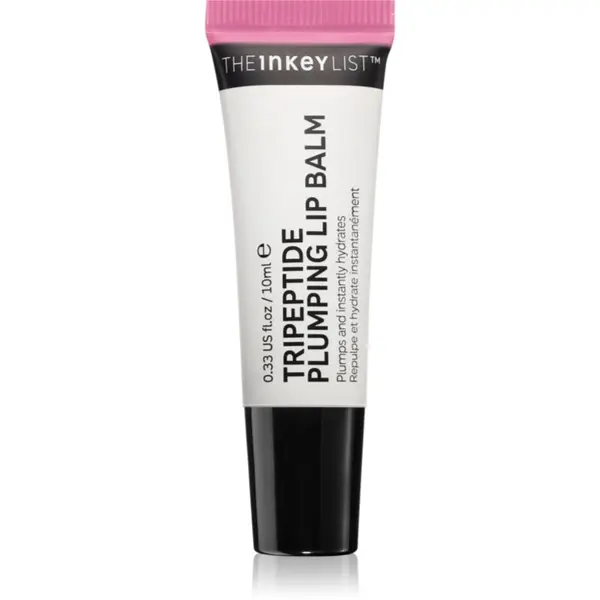 The Inkey List The Inkey List Tripeptide Plumping Lip Balm balzam za ustnice z učinkom povečanja odtenek Pink 10 ml