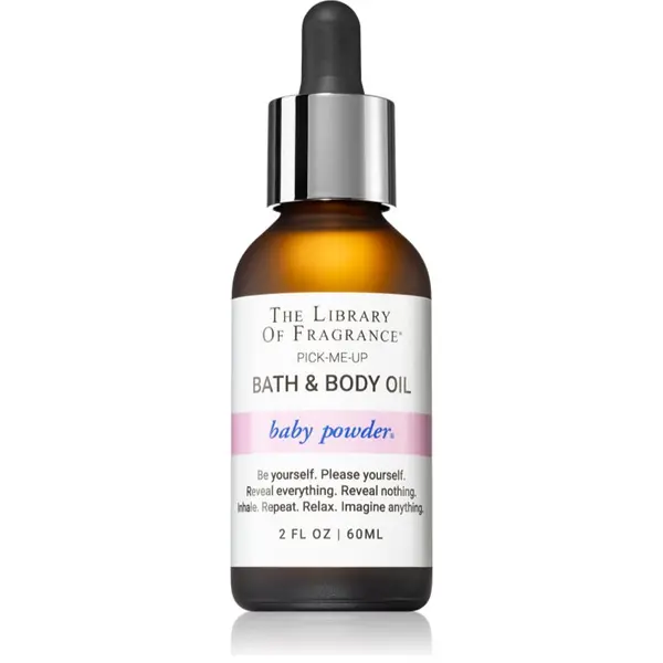 The Library of Fragrance The Library of Fragrance Baby Powder olje za telo za kopel uniseks 60 ml