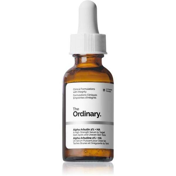 The Ordinary The Ordinary Alpha Arbutin 2% + HA posvetlitveni serum za obraz s hialuronsko kislino 30 ml