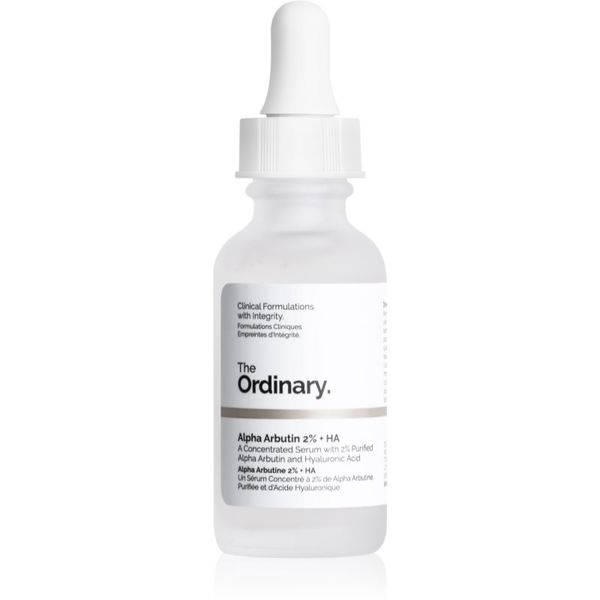 The Ordinary The Ordinary Alpha Arbutin 2% + HA posvetlitveni serum za obraz s hialuronsko kislino 60 ml