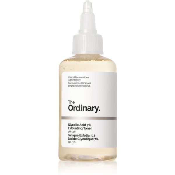 The Ordinary The Ordinary Glycolic Acid 7% Exfoliating Toner eksfoliacijski čistilni tonik 100 ml