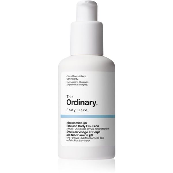 The Ordinary The Ordinary Niacinamide 5% Face & Body Emulsion lahka vlažilna emulzija proti temnim madežem za obraz in telo 100 ml