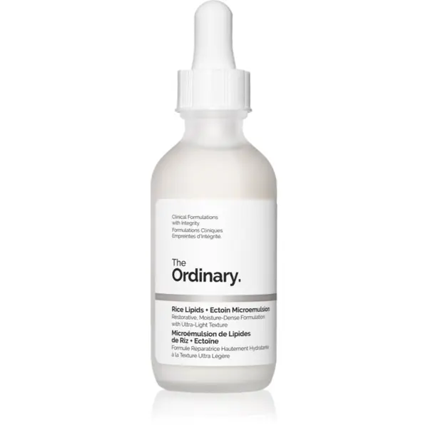 The Ordinary The Ordinary Rice Lipids + Ectoin Microemulsion lahka vlažilna emulzija za pomiritev kože 60 ml