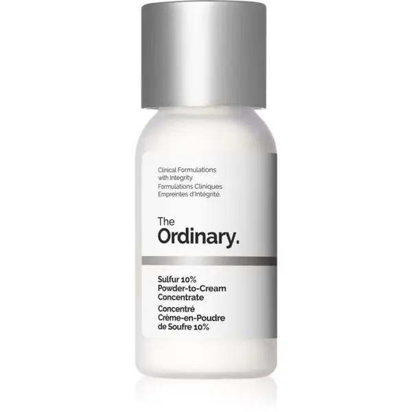 The Ordinary The Ordinary Sulfur 10% Powder-to-Cream Concentrate lokalna nega proti aknam 5 g