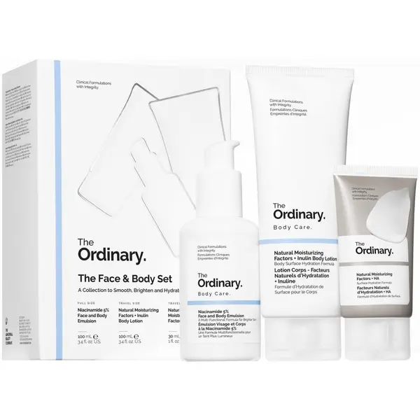 The Ordinary The Ordinary The Face & Body Set darilni set za telo in obraz